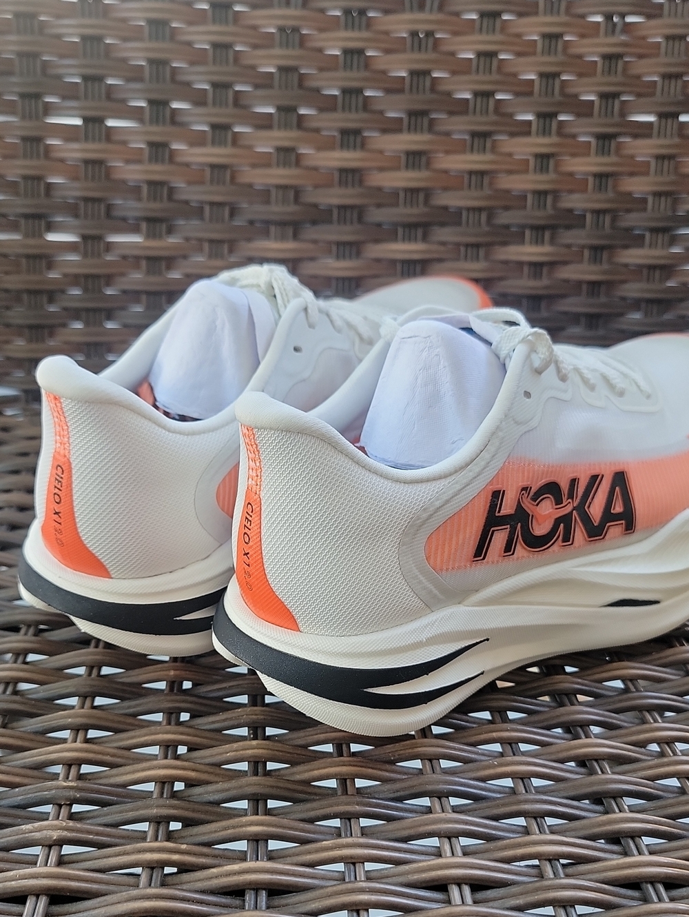 Hoka One One Cielo X1 2.0 Frost Lava Women's Running Shoes Size 7.5 1162053-PLV - Picture 5 of 9